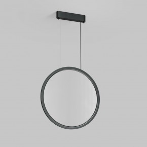 DK6606-BK Подвесной вертикальный светильник Veil со светодиодом H1700 d600 220V 48W 3000-6000K IP20 черный алюминий в Пойковском - poikovskii.ok-mebel.com | фото 4