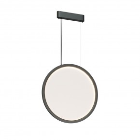 DK6606-BK Подвесной вертикальный светильник Veil со светодиодом H1700 d600 220V 48W 3000-6000K IP20 черный алюминий в Пойковском - poikovskii.ok-mebel.com | фото 5