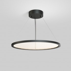 DK6616-BK Подвесной горизонтальный светильник Veil со светодиодом H900 d600 220V 48W 3000-6000K IP20 черный алюминий в Пойковском - poikovskii.ok-mebel.com | фото