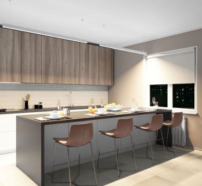 DK9154-WH Линейный светильник 42W 1500mm 4000K, белый в Пойковском - poikovskii.ok-mebel.com | фото