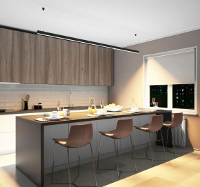 DK9253-BK Линейный светильник 62W 2500mm 3000K, черный в Пойковском - poikovskii.ok-mebel.com | фото 5