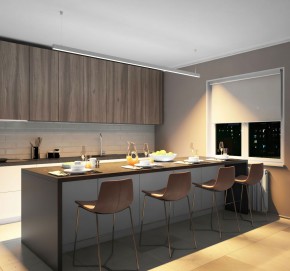 DK9253-WH Линейный светильник 62W 2500mm 3000K, белый в Пойковском - poikovskii.ok-mebel.com | фото 4