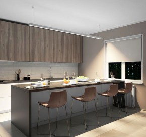 DK9254-WH Линейный светильник 62W 2500mm 4000K, белый в Пойковском - poikovskii.ok-mebel.com | фото 4