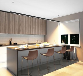 DK9303-BK Линейный светильник 72W 3000mm 3000K, черный в Пойковском - poikovskii.ok-mebel.com | фото 5