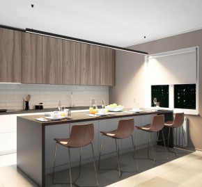 DK9304-BK Линейный светильник 72W 3000mm 4000K, черный в Пойковском - poikovskii.ok-mebel.com | фото 5