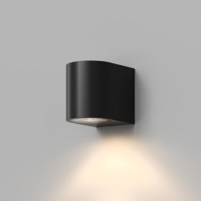 DK9790-BK Настенный уличный светильник NARVIK, IP44, GU10 LED, до 15 Вт, черный, алюминий в Пойковском - poikovskii.ok-mebel.com | фото