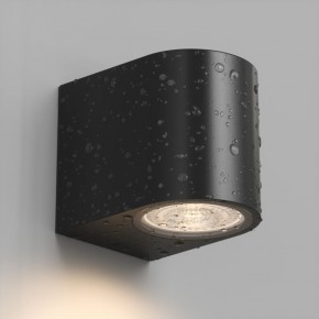 DK9790-BK Настенный уличный светильник NARVIK, IP44, GU10 LED, до 15 Вт, черный, алюминий в Пойковском - poikovskii.ok-mebel.com | фото 3