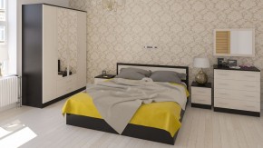 Фиеста Кровать 1800, цвет венге/дуб лоредо, ШхГхВ 183,5х203,5х80 см., сп.м. 1800х2000 мм., без матраса, основание есть в Пойковском - poikovskii.ok-mebel.com | фото 5