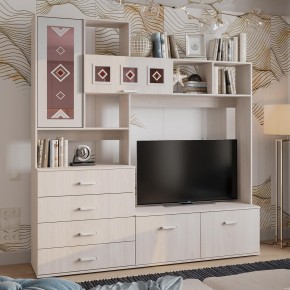 Гостиная Белла (модульная) ясень белый в Пойковском - poikovskii.ok-mebel.com | фото 15