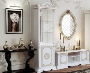 Гостиная Грация (комплект) белый/золото в Пойковском - poikovskii.ok-mebel.com | фото 3