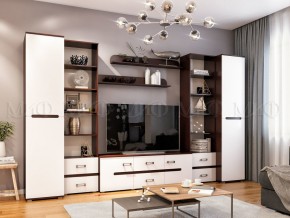 КИМ Гостиная (модульная) МДФ (белый) в Пойковском - poikovskii.ok-mebel.com | фото 2