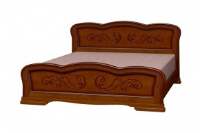 КАРИНА-8 Кровать из массива (Орех) в Пойковском - poikovskii.ok-mebel.com | фото 2