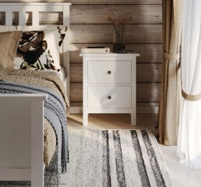 Комод 02 Кантри белый с двумя ящиками в Пойковском - poikovskii.ok-mebel.com | фото 4