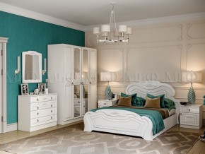 АЛЕКСАНДРИНА Комод (Белый глянец холодный/Белый) в Пойковском - poikovskii.ok-mebel.com | фото 2
