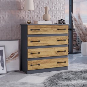 Комод Лофт (графит/крафт) в Пойковском - poikovskii.ok-mebel.com | фото 3