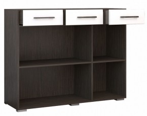 Комод Ненси (Венге/Белый глянец) в Пойковском - poikovskii.ok-mebel.com | фото 2