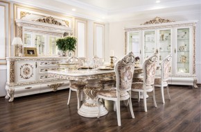 Комод с Зеркалом Алсу (белый глянец) в Пойковском - poikovskii.ok-mebel.com | фото 4