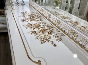 Комод с Зеркалом Алсу (белый глянец) в Пойковском - poikovskii.ok-mebel.com | фото 5