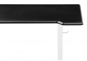 Компьютерный стол Маркос с механизмом подъема 140х80х75 черная шагрень / белый в Пойковском - poikovskii.ok-mebel.com | фото 8