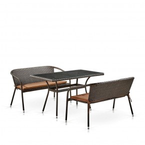 Комплект мебели из иск. ротанга T286A/S139A-W53 Brown в Пойковском - poikovskii.ok-mebel.com | фото 2