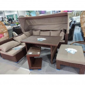 Комплект мебели с диваном AFM-320B-T320 Brown в Пойковском - poikovskii.ok-mebel.com | фото 2
