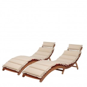 Комплект шезлонги и столик AFM-803A-T133 Beige (2+1) в Пойковском - poikovskii.ok-mebel.com | фото 2