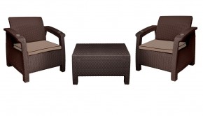 Комплект уличной мебели Yalta Premium Terrace Set (Ялта) шоколадый (+подушки под спину) в Пойковском - poikovskii.ok-mebel.com | фото 8