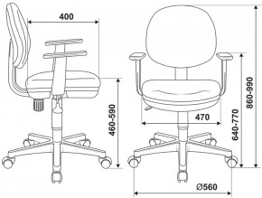 Кресло детское Бюрократ CH-W356AXSN/15-118 салатовый в Пойковском - poikovskii.ok-mebel.com | фото 3