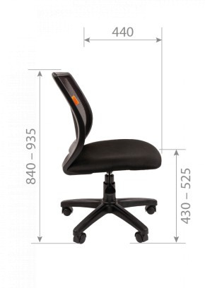 Кресло для оператора CHAIRMAN 699 Б/Л (ткань стандарт/сетка TW-01) в Пойковском - poikovskii.ok-mebel.com | фото 7