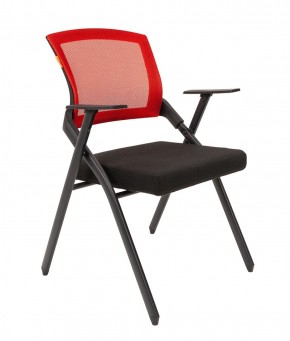 Кресло для посетителей CHAIRMAN NEXX (ткань стандарт черный/сетка DW-69) в Пойковском - poikovskii.ok-mebel.com | фото 1