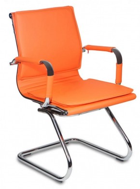 Кресло для посетителя Бюрократ CH-993-Low-V/orange оранжевый в Пойковском - poikovskii.ok-mebel.com | фото