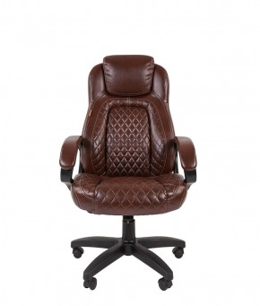 Кресло для руководителя  CHAIRMAN 432 (Экокожа коричневая) в Пойковском - poikovskii.ok-mebel.com | фото 2