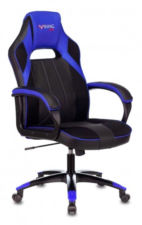 Кресло игровое Бюрократ VIKING 2 AERO BLUE черный/синий в Пойковском - poikovskii.ok-mebel.com | фото