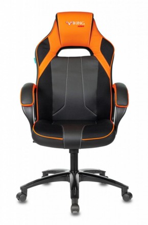 Кресло игровое Бюрократ VIKING 2 AERO ORANGE черный/оранжевый в Пойковском - poikovskii.ok-mebel.com | фото 2