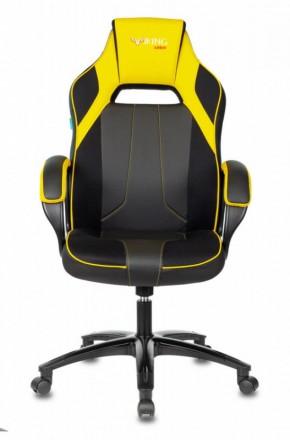 Кресло игровое Бюрократ VIKING 2 AERO YELLOW черный/желтый в Пойковском - poikovskii.ok-mebel.com | фото 2