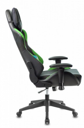 Кресло игровое Бюрократ VIKING 5 AERO LGREEN черный/салатовый в Пойковском - poikovskii.ok-mebel.com | фото 3