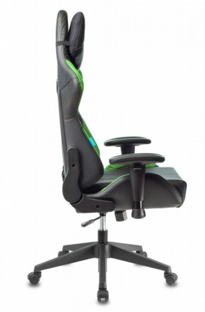 Кресло игровое Бюрократ VIKING 5 AERO LGREEN черный/салатовый в Пойковском - poikovskii.ok-mebel.com | фото 8