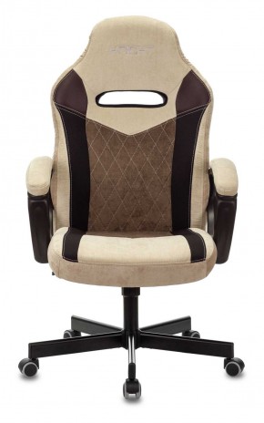 Кресло игровое Бюрократ VIKING 6 KNIGHT BR FABRIC коричневый/бежевый в Пойковском - poikovskii.ok-mebel.com | фото 2