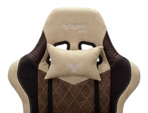 Кресло игровое Бюрократ VIKING 7 KNIGHT BR FABRIC коричневый/бежевый в Пойковском - poikovskii.ok-mebel.com | фото 6
