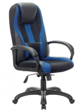 Кресло компьютерное BRABIX PREMIUM "Rapid GM-102" (экокожа/ткань, черное/синее) 532106 в Пойковском - poikovskii.ok-mebel.com | фото