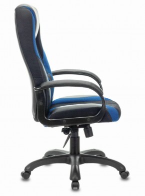 Кресло компьютерное BRABIX PREMIUM "Rapid GM-102" (экокожа/ткань, черное/синее) 532106 в Пойковском - poikovskii.ok-mebel.com | фото 3
