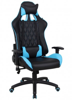 Кресло компьютерное BRABIX "GT Master GM-110" (черное/голубое) 531928 в Пойковском - poikovskii.ok-mebel.com | фото 1