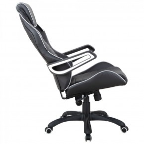 Кресло компьютерное BRABIX Techno Pro GM-003 (экокожа черное/серое, вставки серые) 531814 в Пойковском - poikovskii.ok-mebel.com | фото 6