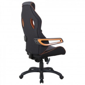 Кресло компьютерное BRABIX Techno Pro GM-003 (ткань черное/серое, вставки оранжевые) 531813 в Пойковском - poikovskii.ok-mebel.com | фото 6