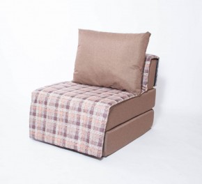 Кресло-кровать бескаркасное Харви (коричневый-квадро беж) в Пойковском - poikovskii.ok-mebel.com | фото