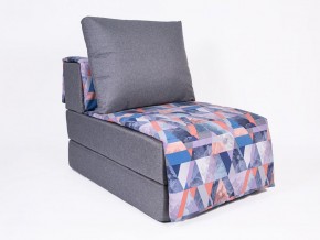 Кресло-кровать бескаркасное Харви (серый-сноу деним) в Пойковском - poikovskii.ok-mebel.com | фото 1