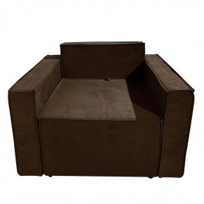 Кресло-кровать Принц КК1-ВК (велюр коричневый) в Пойковском - poikovskii.ok-mebel.com | фото 1