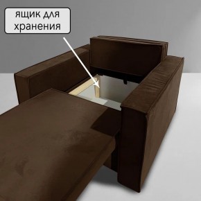 Кресло-кровать Принц КК1-ВК (велюр коричневый) в Пойковском - poikovskii.ok-mebel.com | фото 6