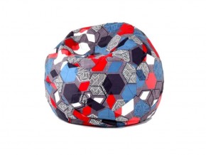 Кресло-мешок Мяч M (Geometry Slate) в Пойковском - poikovskii.ok-mebel.com | фото