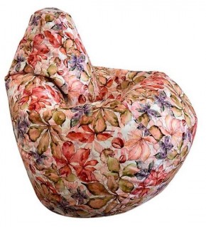 Кресло-мешок Цветы L в Пойковском - poikovskii.ok-mebel.com | фото